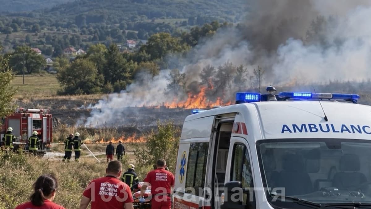 Súlyos égési sérülésekkel került kórházba egy idős nő a Munkácsi járásból