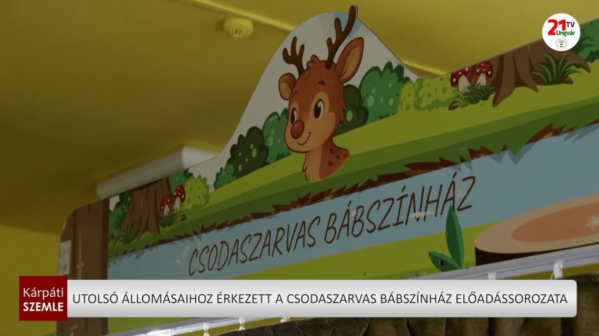 Csodaszarvas Bábszínház: Végső előadások Nagypaládon és Batáron