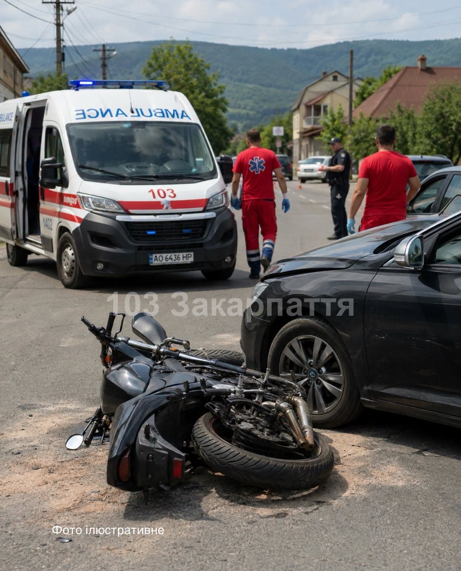 Súlyos baleset Técső közelében: két fiatal motoros megsérült
