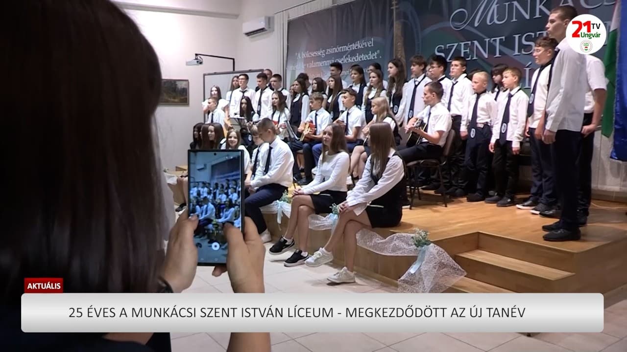 Negyed évszázada oktat a Munkácsi Szent István Líceum – új tanév kezdődött