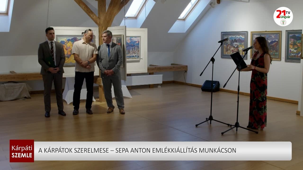 Kárpátalja varázsa Sepa Anton festményein – új kiállítás Munkácson