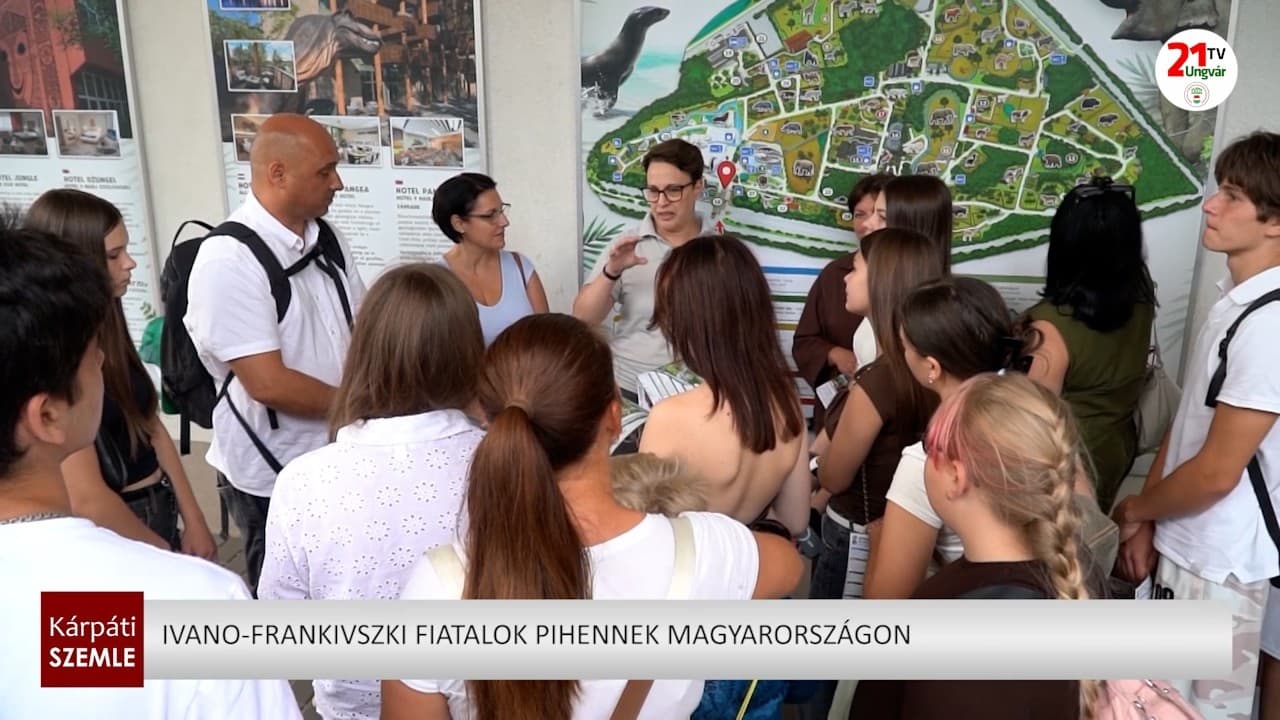 Ivano-frankivszki diákok nyaralnak és ismerkednek Kelet-Magyarországon