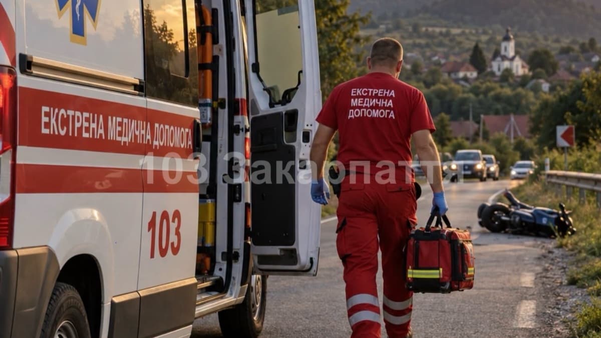 Fiatal motoros sérült meg egy esti balesetben Ungváron