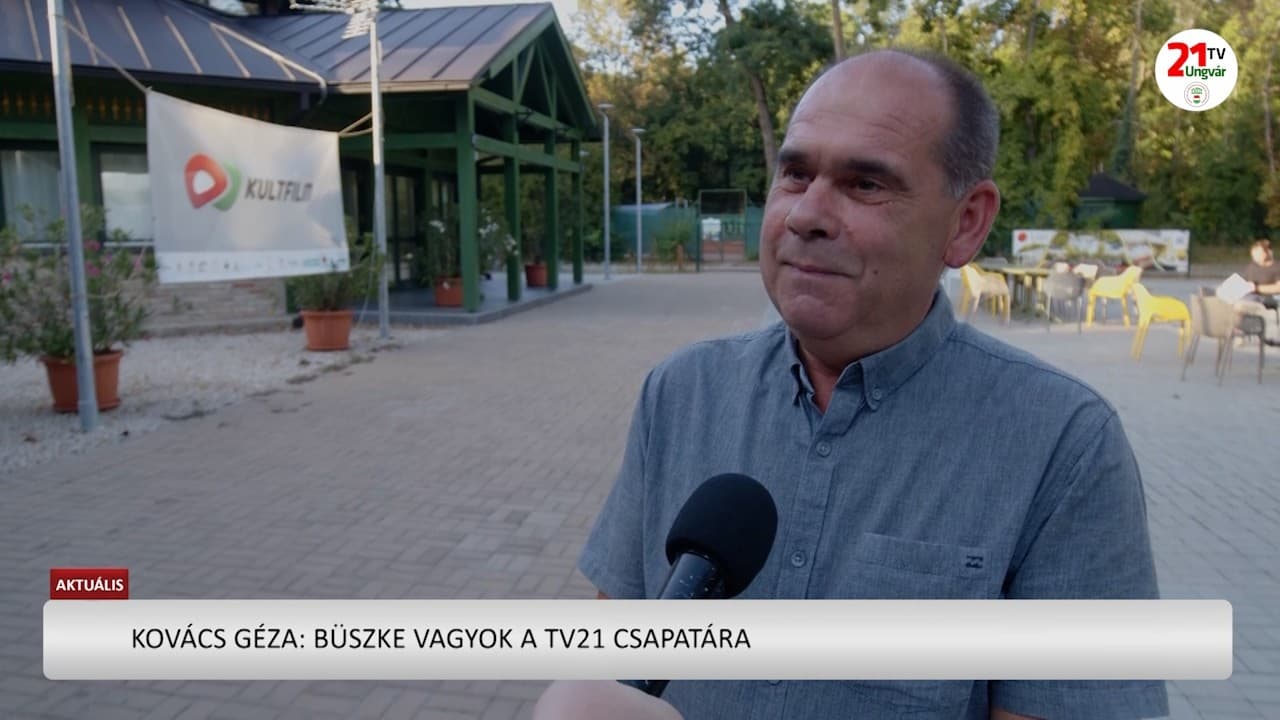TV21 Ungvár sikerei a magyar filmfesztiválon: Kovács Géza büszkén nyilatkozott