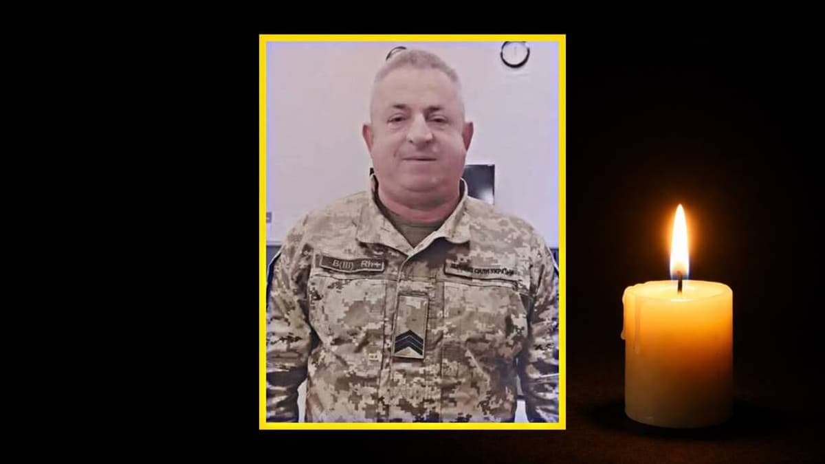 Gyász Beregszászban: Petro Voznyak főtörzsőrmester elhunyt
