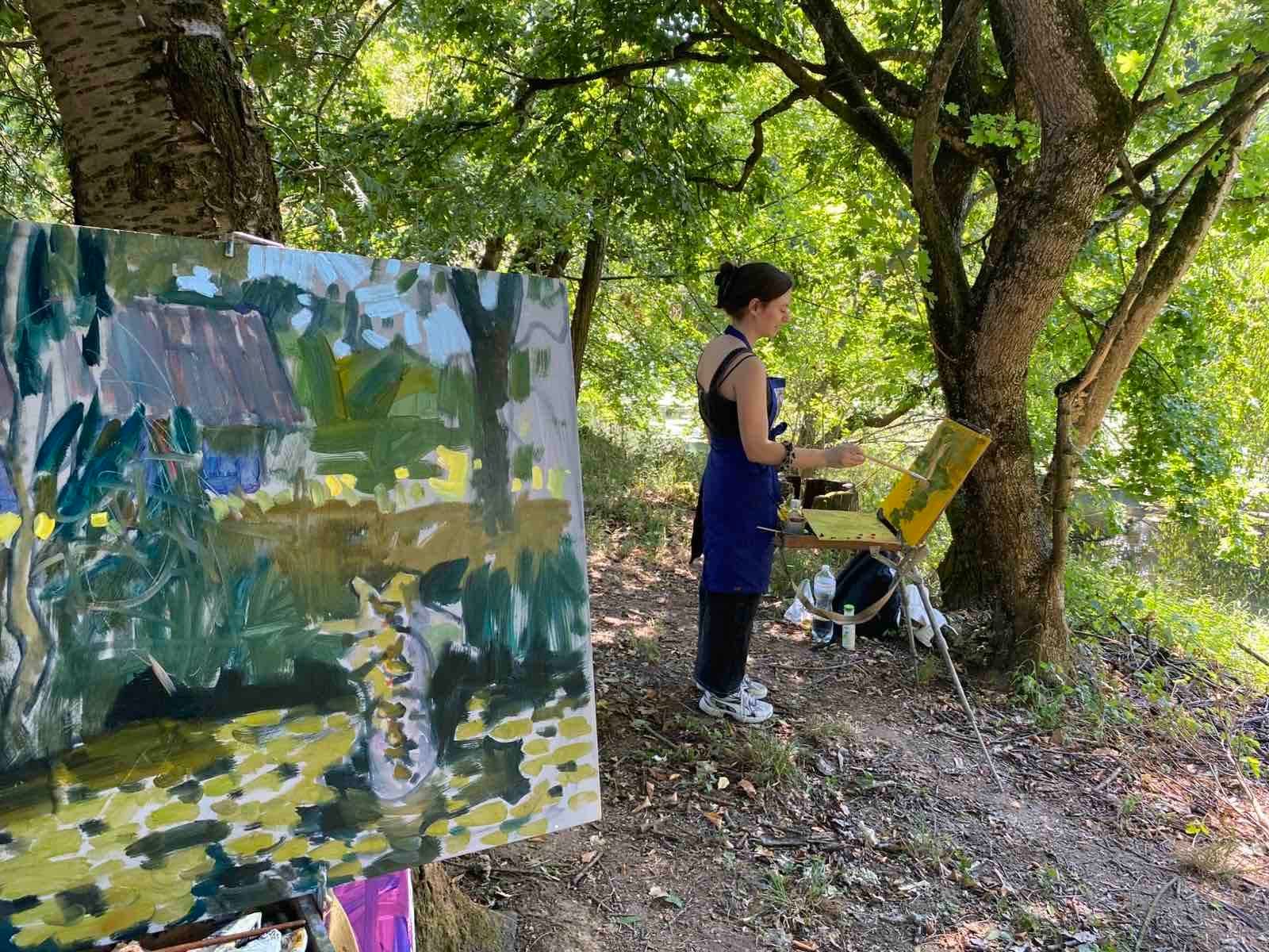 Tíz kárpátaljai művész egy hétig alkotott a természet inspirálta táborban