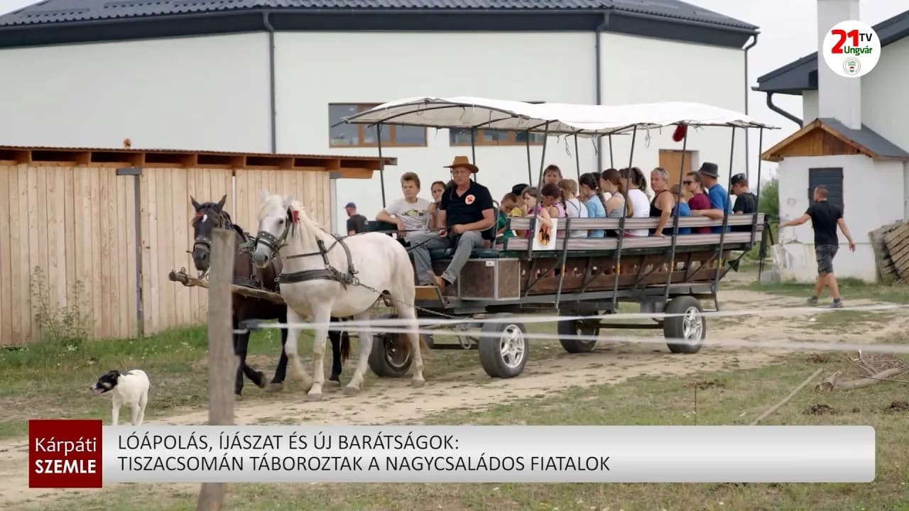 Lovastábor és hagyományőrzés fiataloknak Tiszacsomán