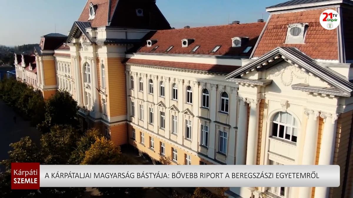 A beregszászi egyetem – a kárpátaljai magyarság erős bástyája egy történelmi épületben
