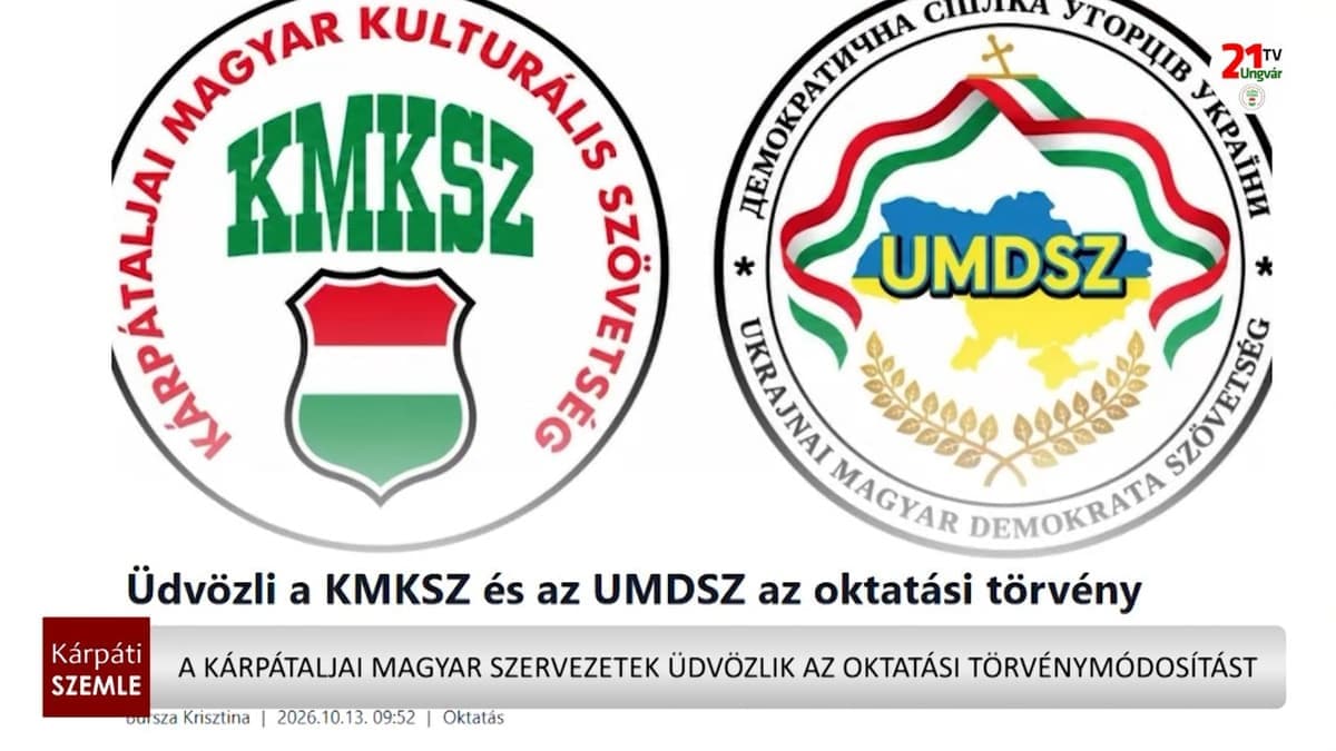 Kárpátaljai magyar szervezetek örömmel fogadják az oktatási törvénymódosítást