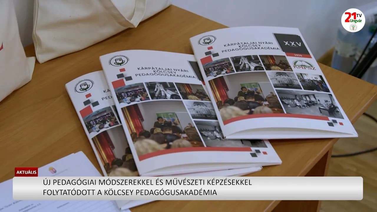 Fejlesztő pedagógiai programokkal gazdagodott a Kölcsey Pedagógusakadémia Kárpátalján