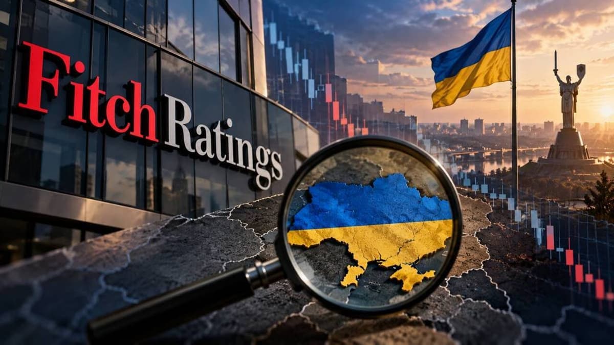 Fitch megerősítette Ukrajna mélyen spekulatív hitelminősítését, fenntartva a súlyos finanszírozási kockázatokat
