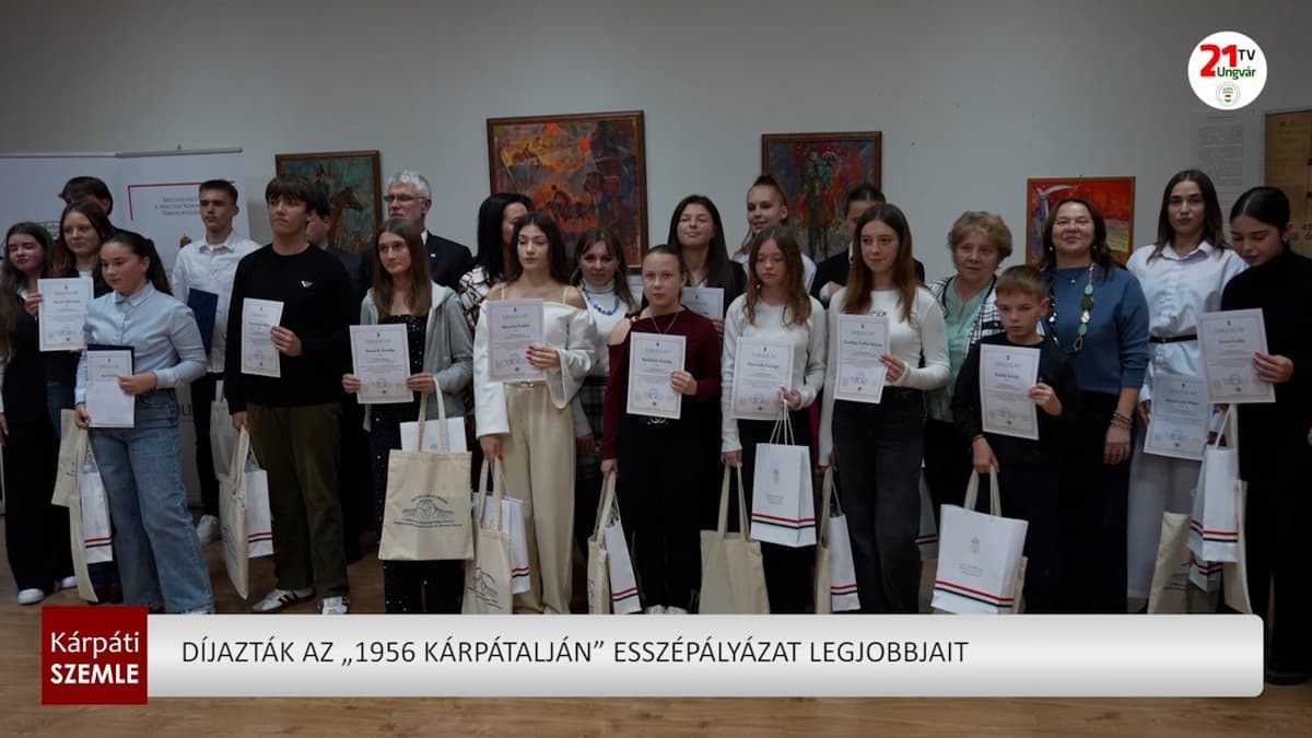 Elismerték a legjobbakat az 1956-os kárpátaljai esszépályázaton