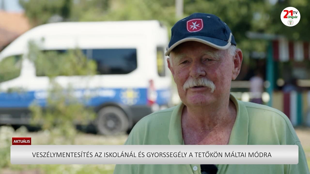 Folyamatban a kárelhárítás Tiszakeresztúrban: tetőjavítás és iskolai udvar takarítása