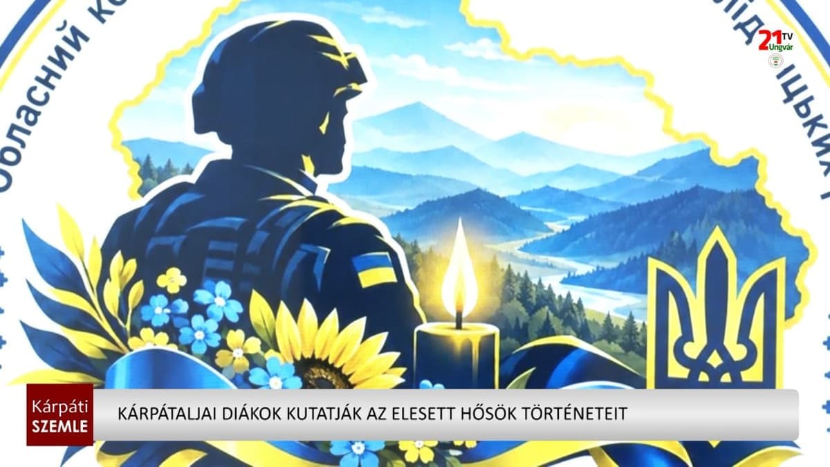 Kárpátaljai fiatalok idézik fel az elesett hősök emlékét