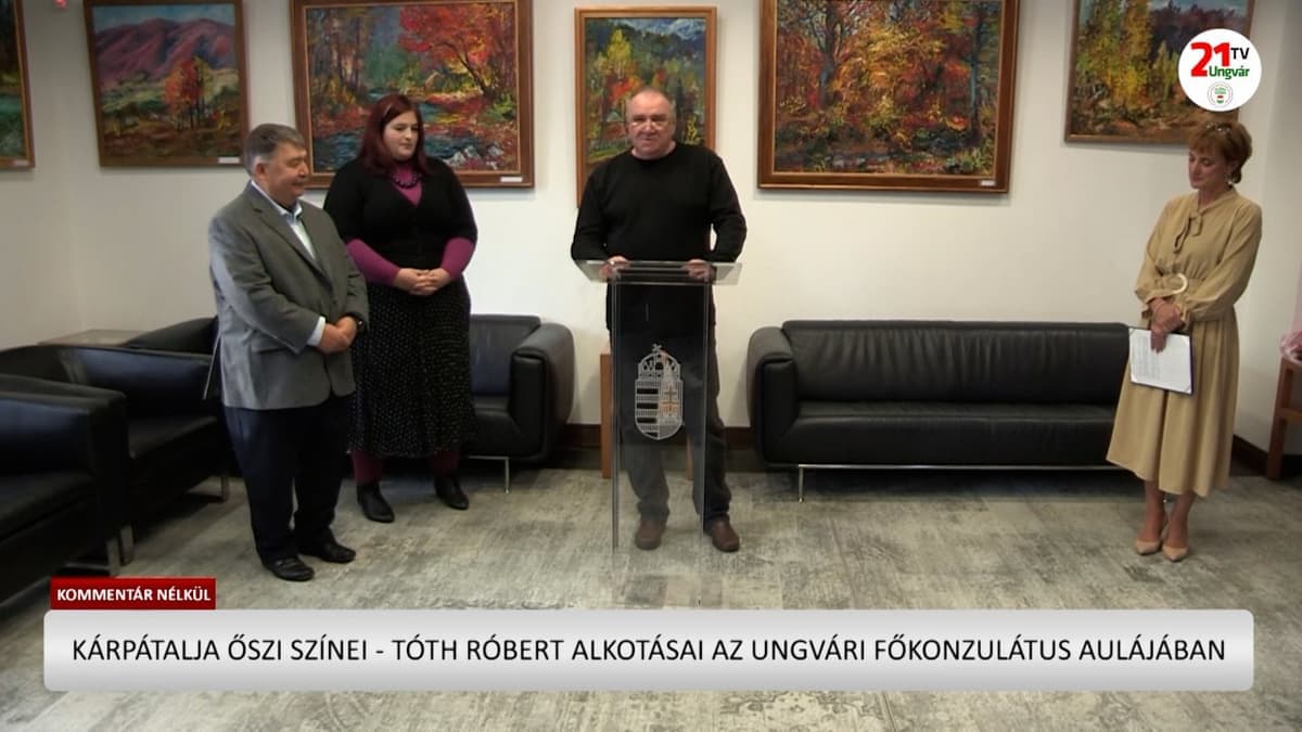 Tóth Róbert képei nyíltak meg az ungvári főkonzulátusban