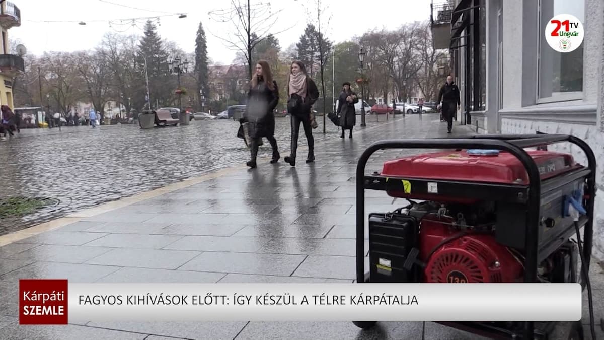 Kárpátaljai családok a télre: készülnek a hidegre és az áramszünetekre