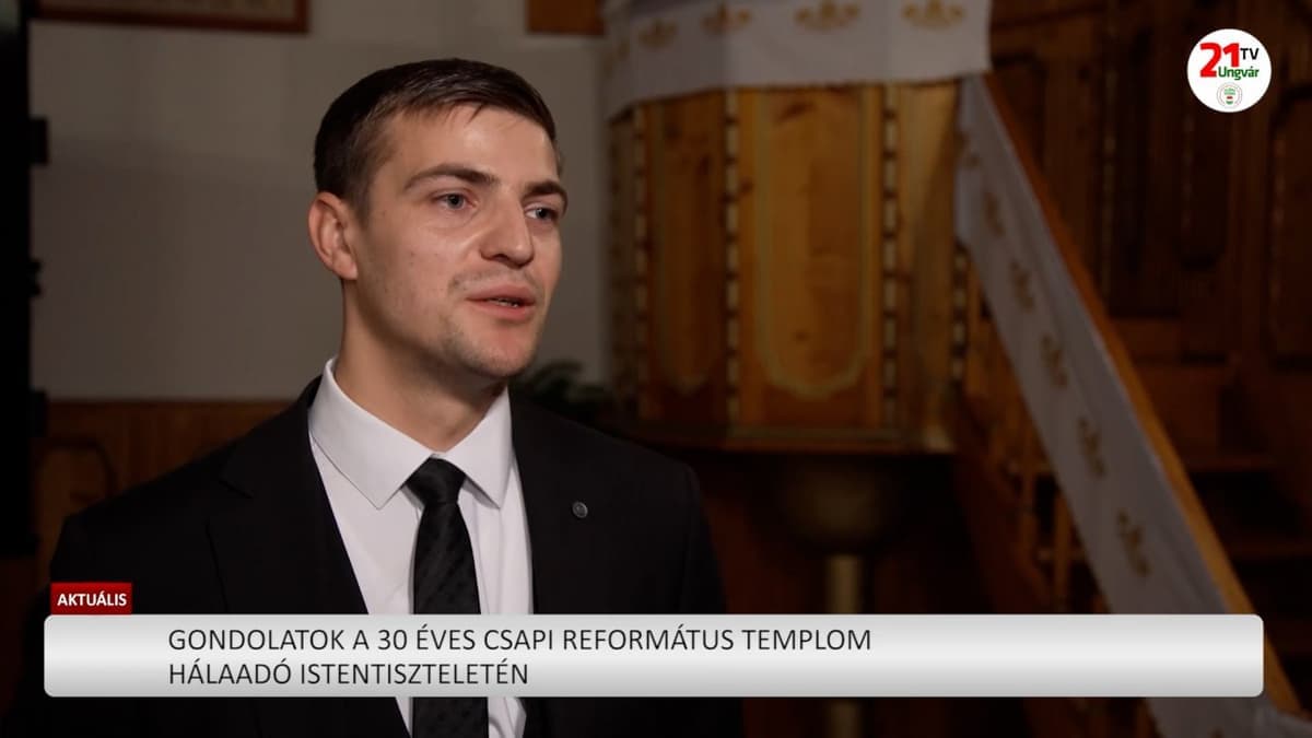 Harminc éve áll a csapi református templom új otthona
