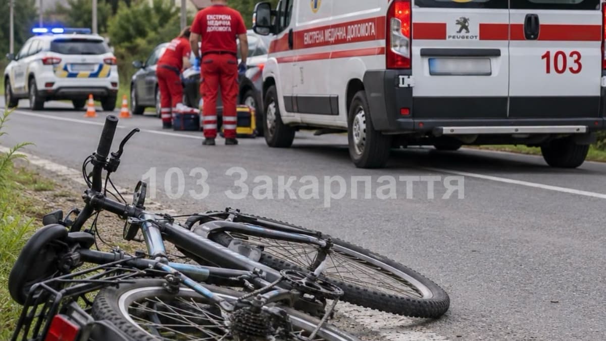 Súlyos baleset Nagyszőlős közelében: autó ütött el egy kerékpárost