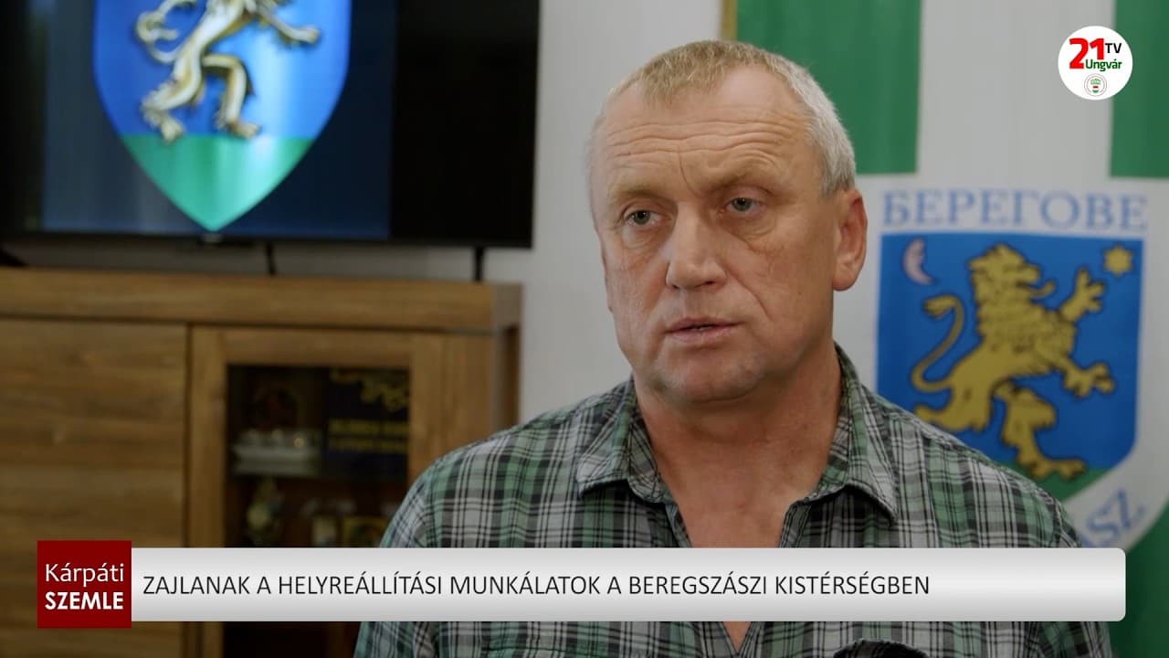 Folyamatos a helyreállítás a Beregszászi térségben a hétfői vihar után