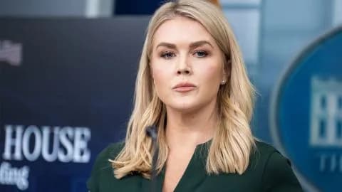 Távozik a Fehér Ház legfiatalabb sajtótitkára, Karoline Leavitt több időért családjával