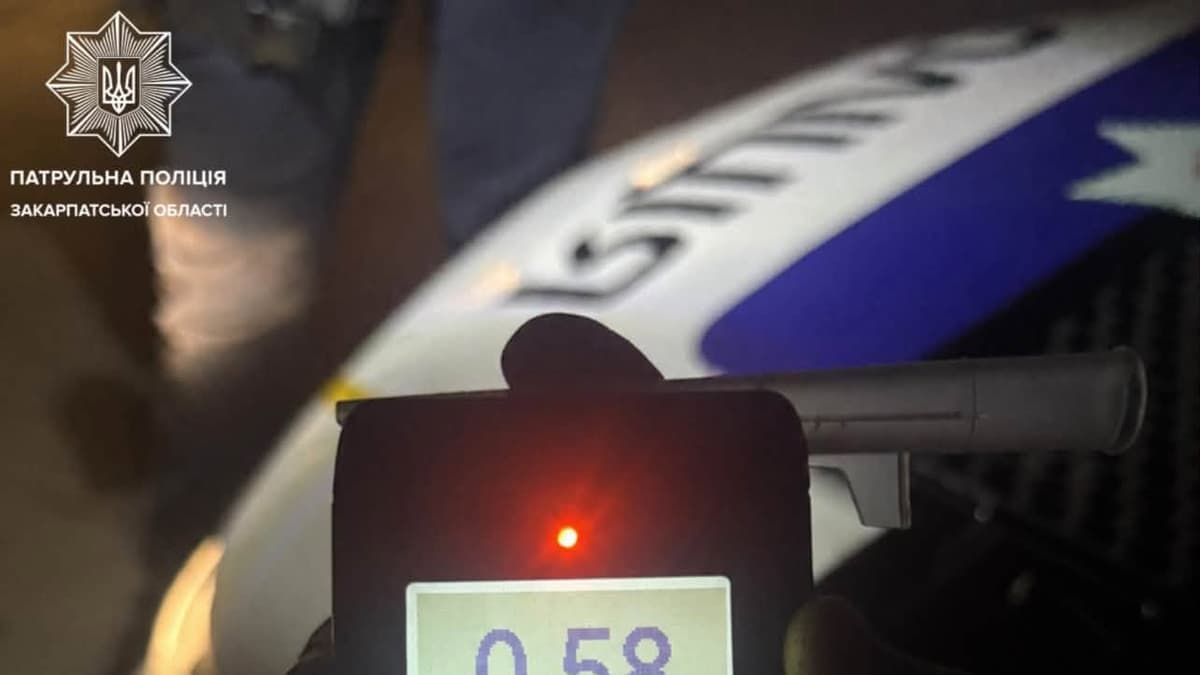 Ittas vezető többszörösen megszegte a közlekedési szabályokat Ungváron