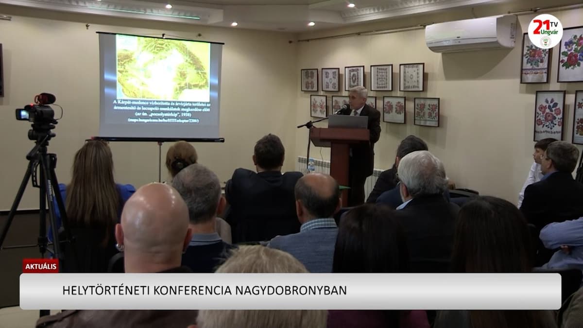 Helytörténeti konferencia erősítette a szülőföld iránti kötődést Nagydobronyban
