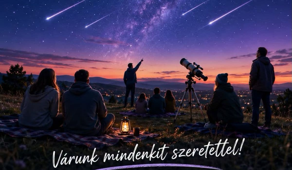Hullócsillag-show Beregszász felett: közös megfigyelés a Perseidákkal