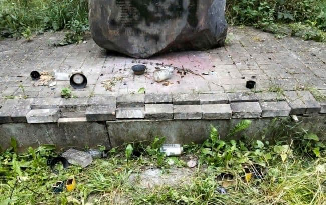 Vandalizmus sújtotta ukrán háborús emlékművet Lengyelországban