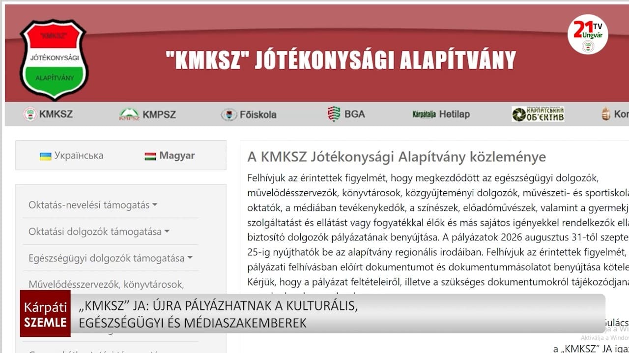 KMKSZ Jótékonysági Alapítvány: új pályázati lehetőségek kulturális és egészségügyi szakembereknek
