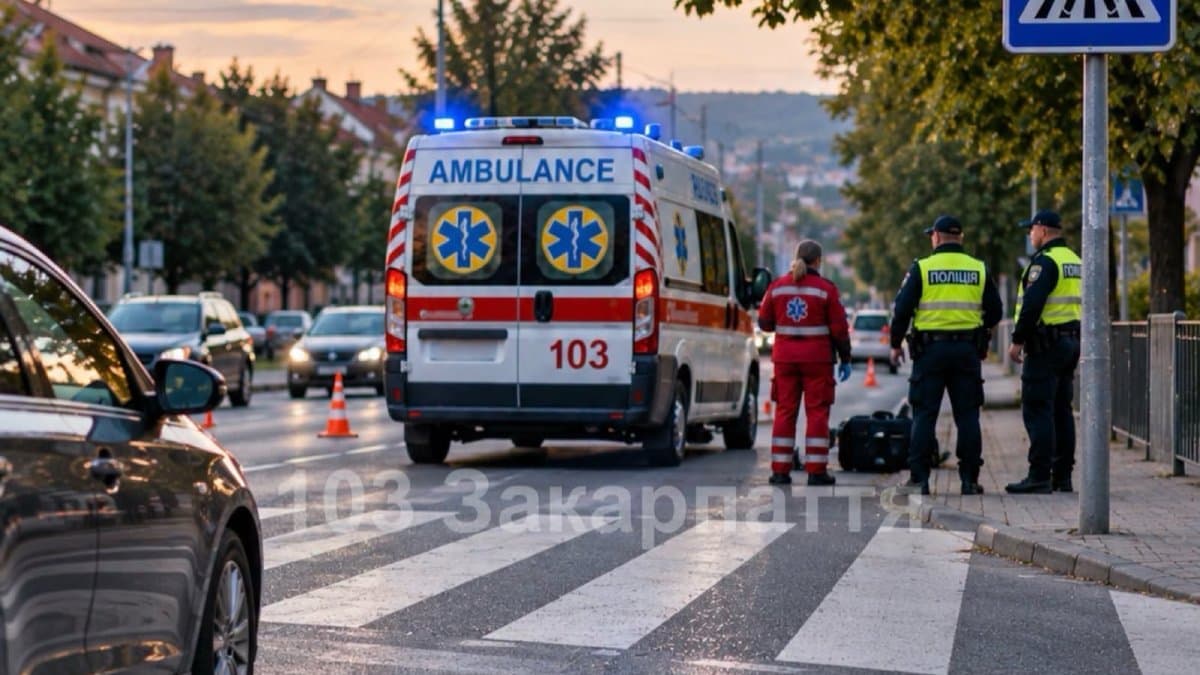 Súlyos baleset Munkácson: 17 éves fiút gázolt el egy autó