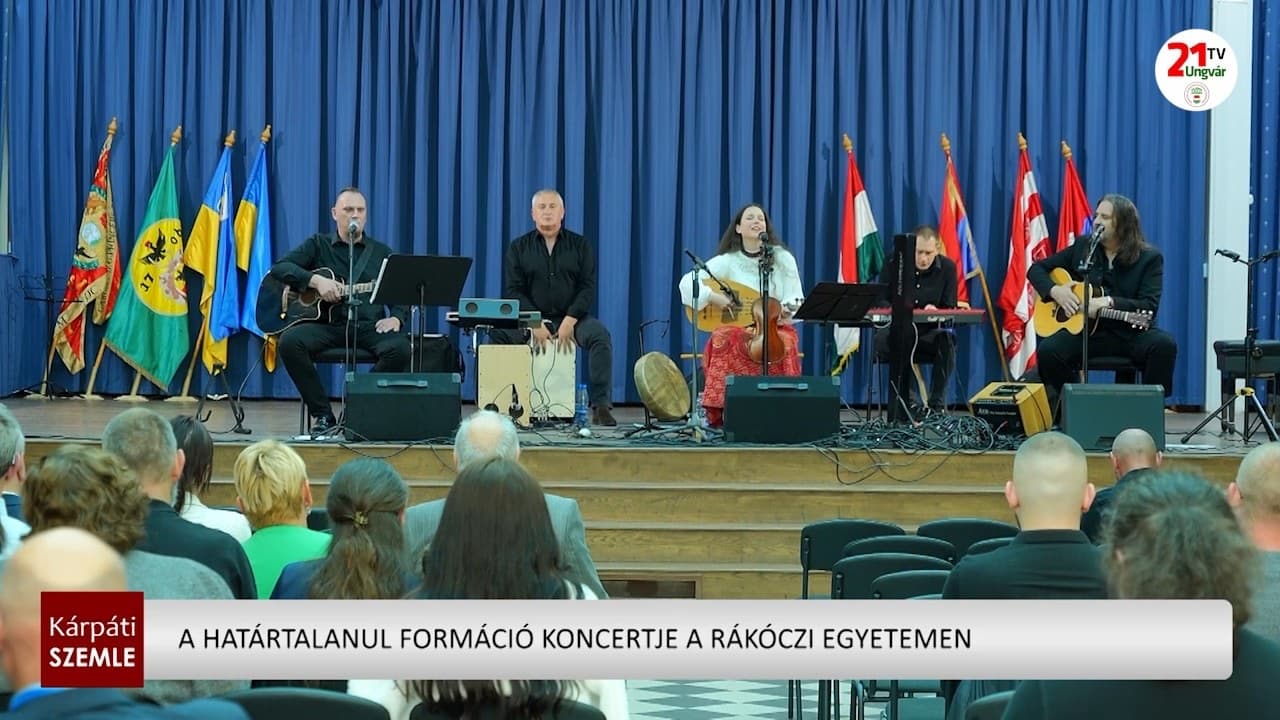 A Határtalanul formáció koncertje a Rákóczi egyetemen (videó)