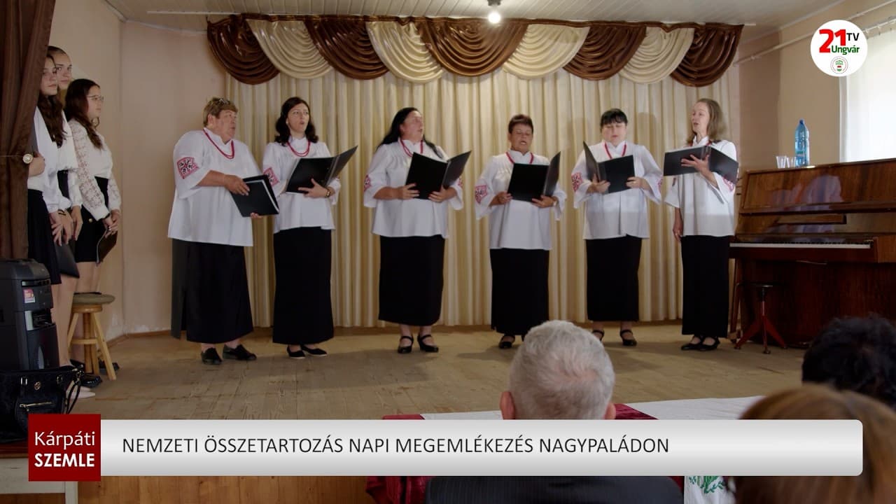 Nemzeti összetartozás napi megemlékezés Nagypaládon (videó)