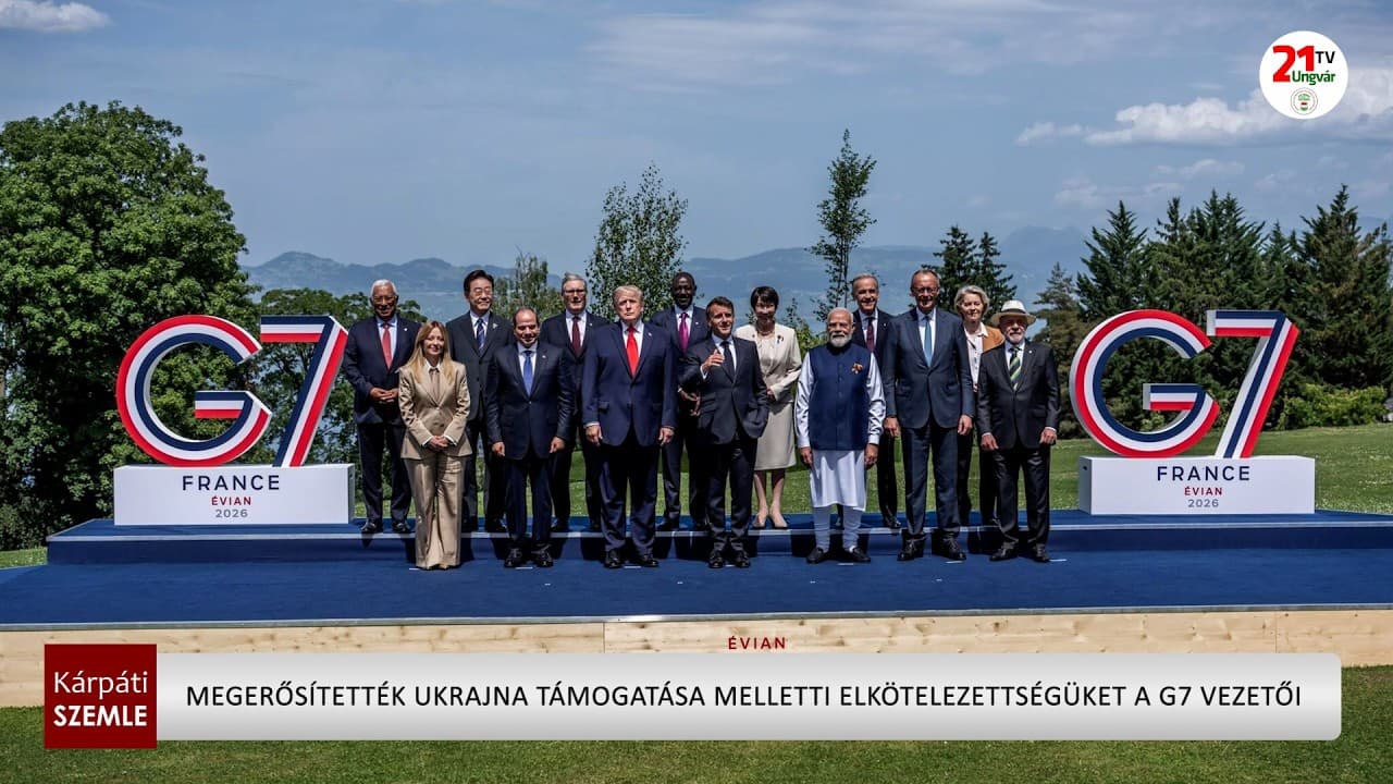 G7 vezetők megerősítették Ukrajna támogatását, miközben Kijevet támadás érte