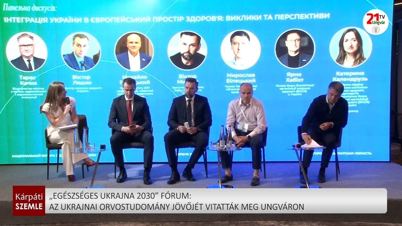 „Egészséges Ukrajna 2030” fórum: az ukrajnai orvostudomány jövőjét vitatták meg Ungváron (videó)