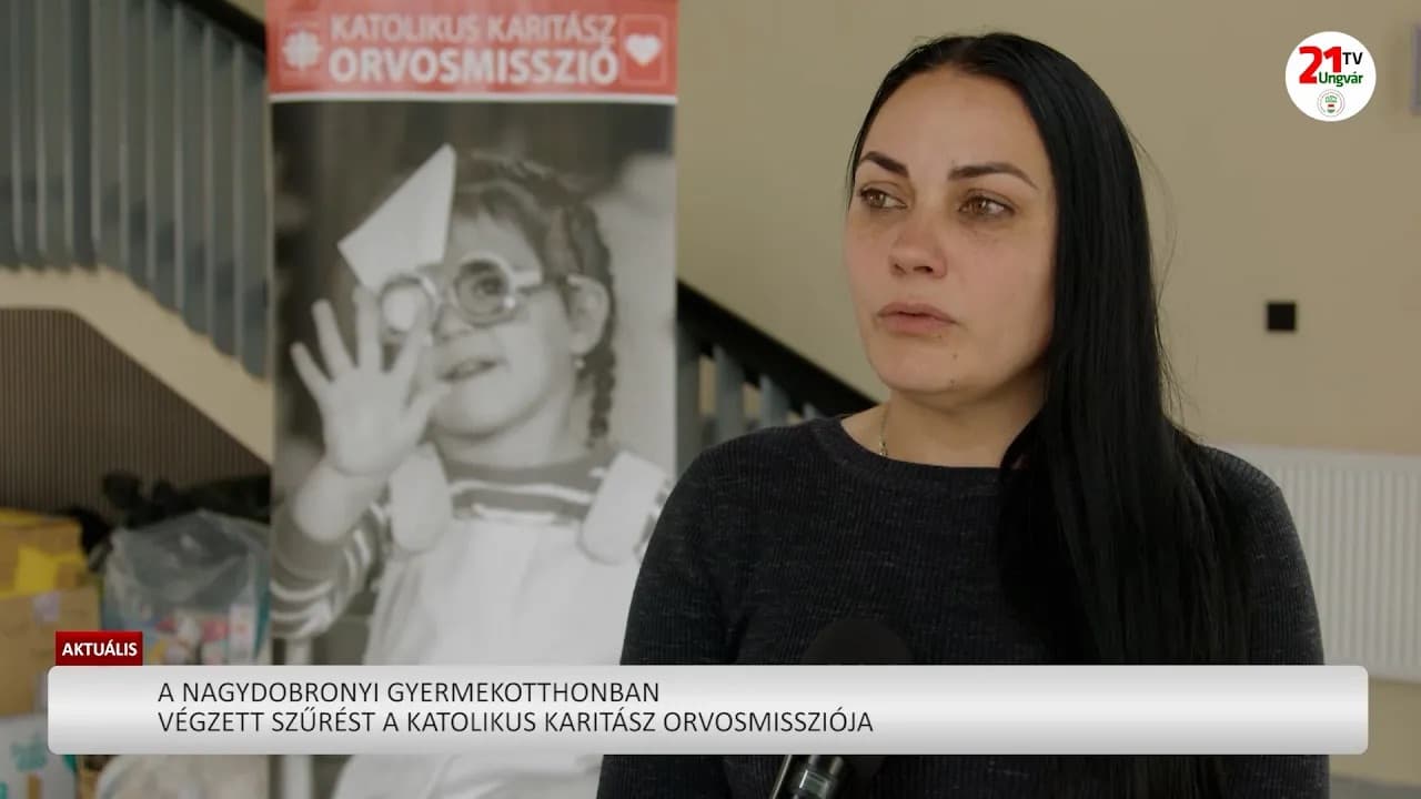 Aktuális (2026.06.02) - Katolikus Karitász orvosmissziója Nagydobronyban (videó)