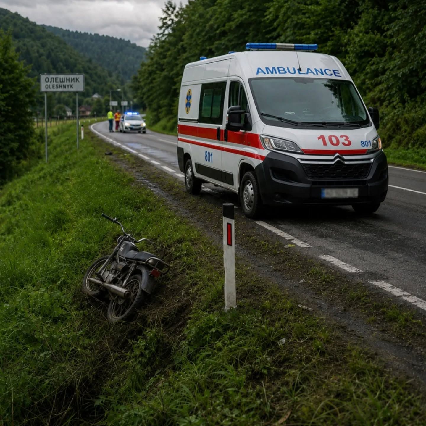 17 éves motoros sisak nélkül az árokba sodródott Szőlősegresen