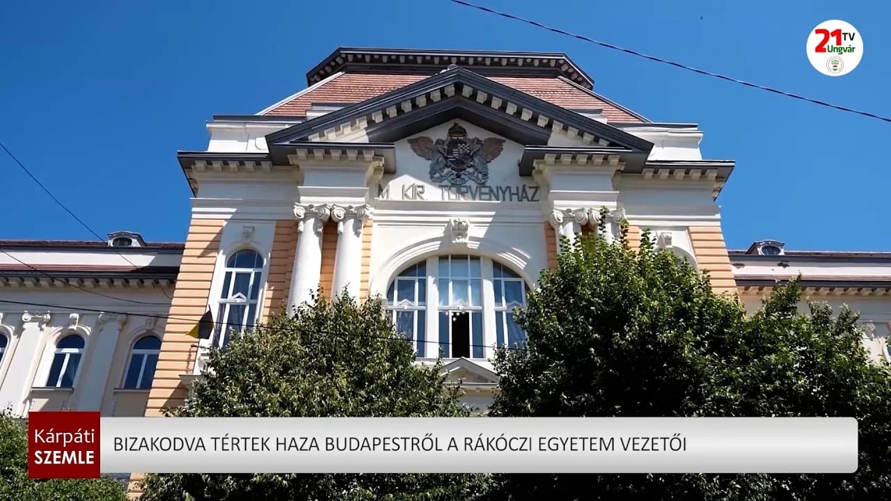 Biztató tárgyalások után tértek vissza a Rákóczi Egyetem vezetői Budapestről