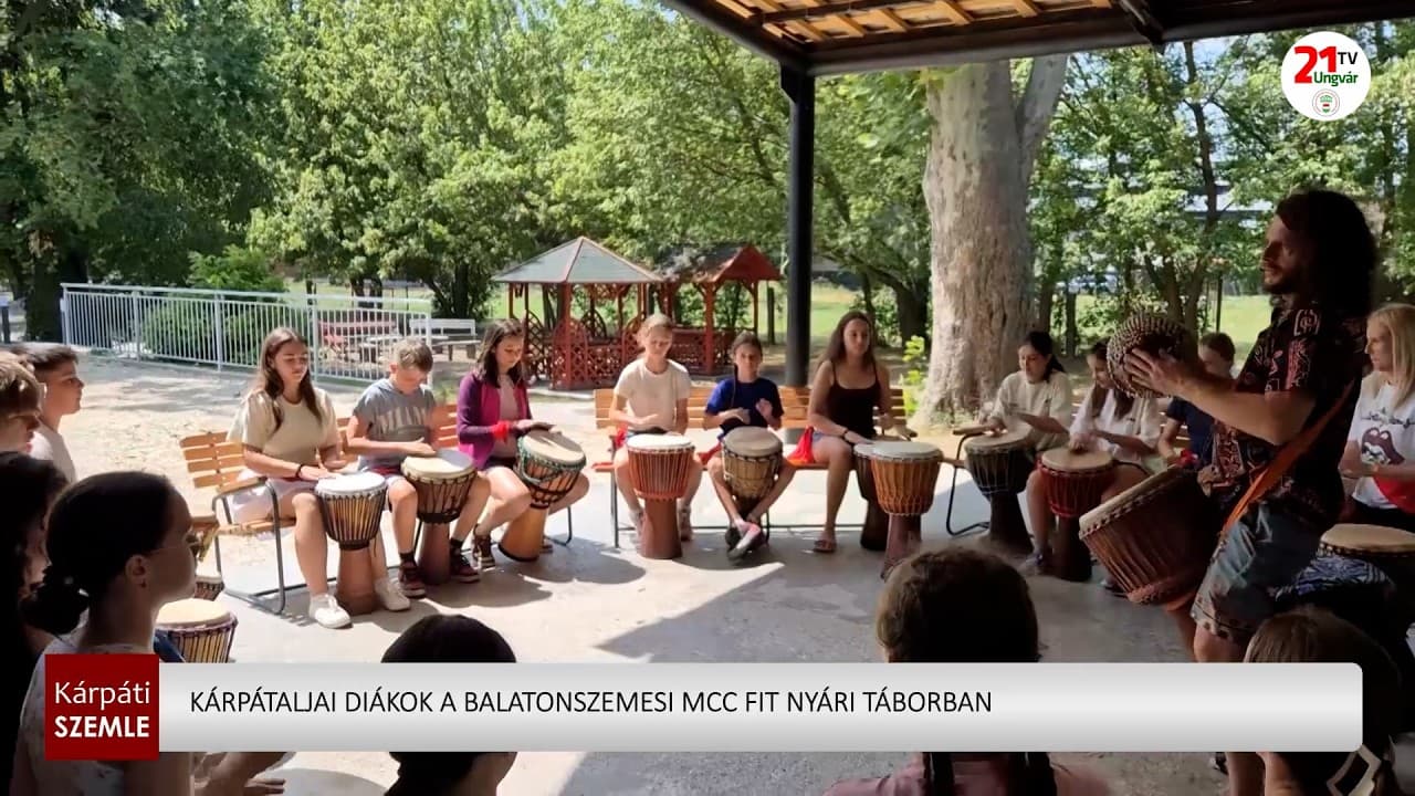 Kárpátaljai diákok élményekben gazdag napjai a balatonszemesi MCC táborban