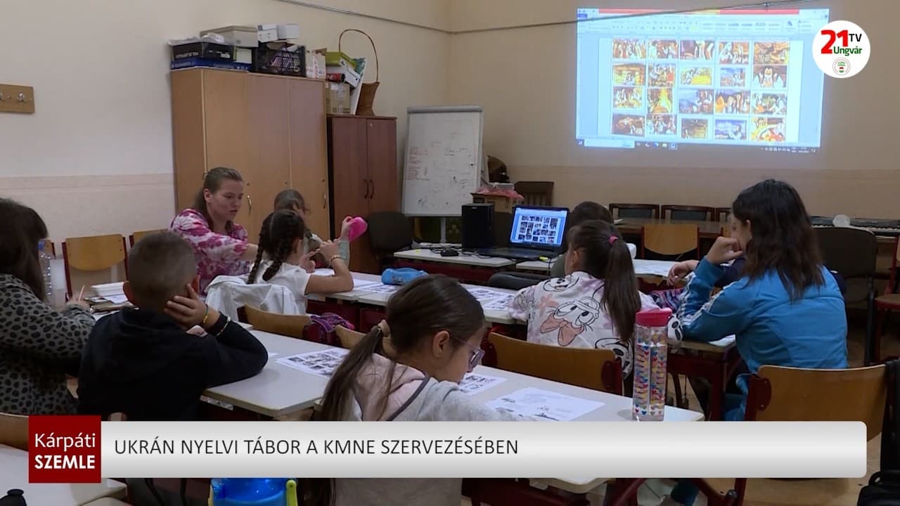 Élményalapú ukrán nyelvtanulás a Kárpátaljai Magyar Nagycsaládosok Egyesületének táborában