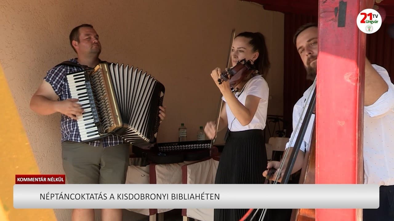 Kisdobronyi Bibliahét: Néptánc és hit a fiatalok életében