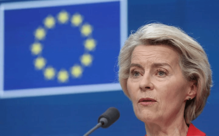 Von der Leyen hangsúlyozza Ukrajna légvédelmi szükségleteit az orosz rakétatámadások után