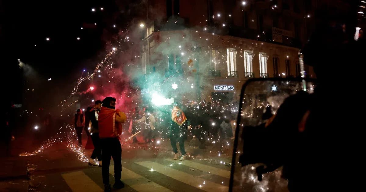 Düsseldorfban zavargások törtek ki a Marokkó–Franciaország vb-meccs után