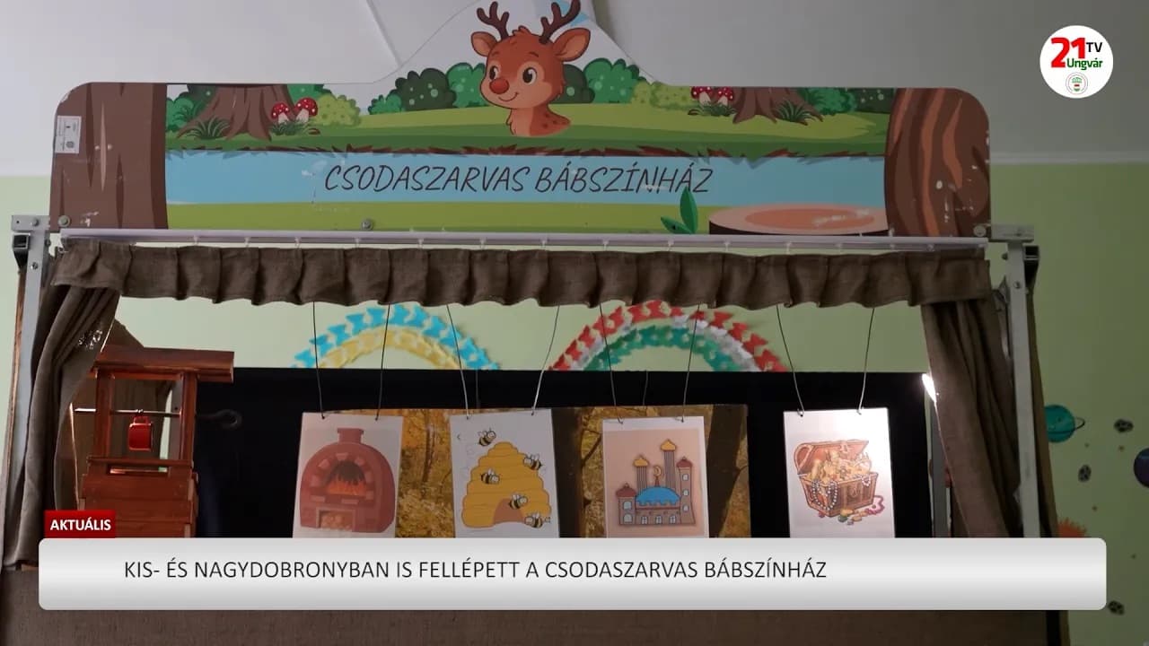 A Csodaszarvas Bábszínház ismét úton a kárpátaljai óvodákban