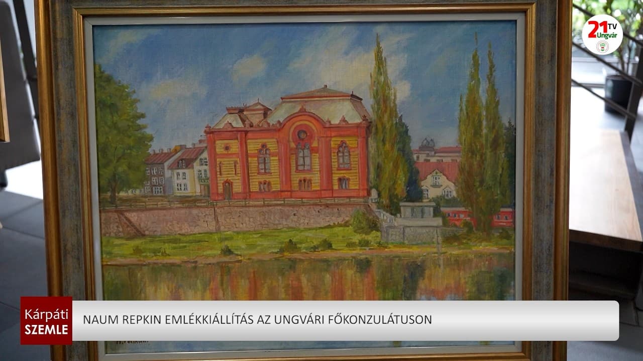 Naum Repkin emlékkiállítása nyílt Ungváron: Egy élet színei