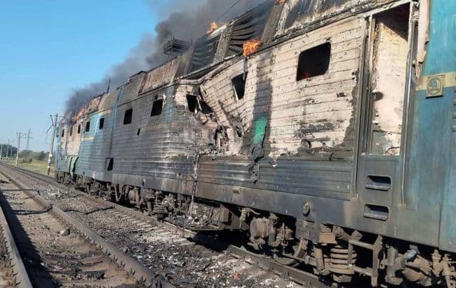 Újabb dróntámadás ért személyvonatot Zaporizzsja megyében, könnyű sérült a kalauz