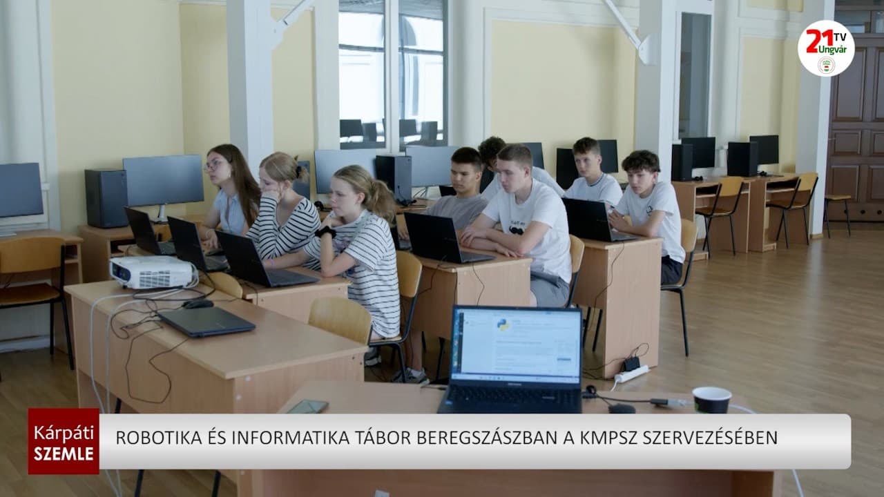 Digitális jövő épül Beregszászban: Informatikai és robotikai tábor a fiataloknak