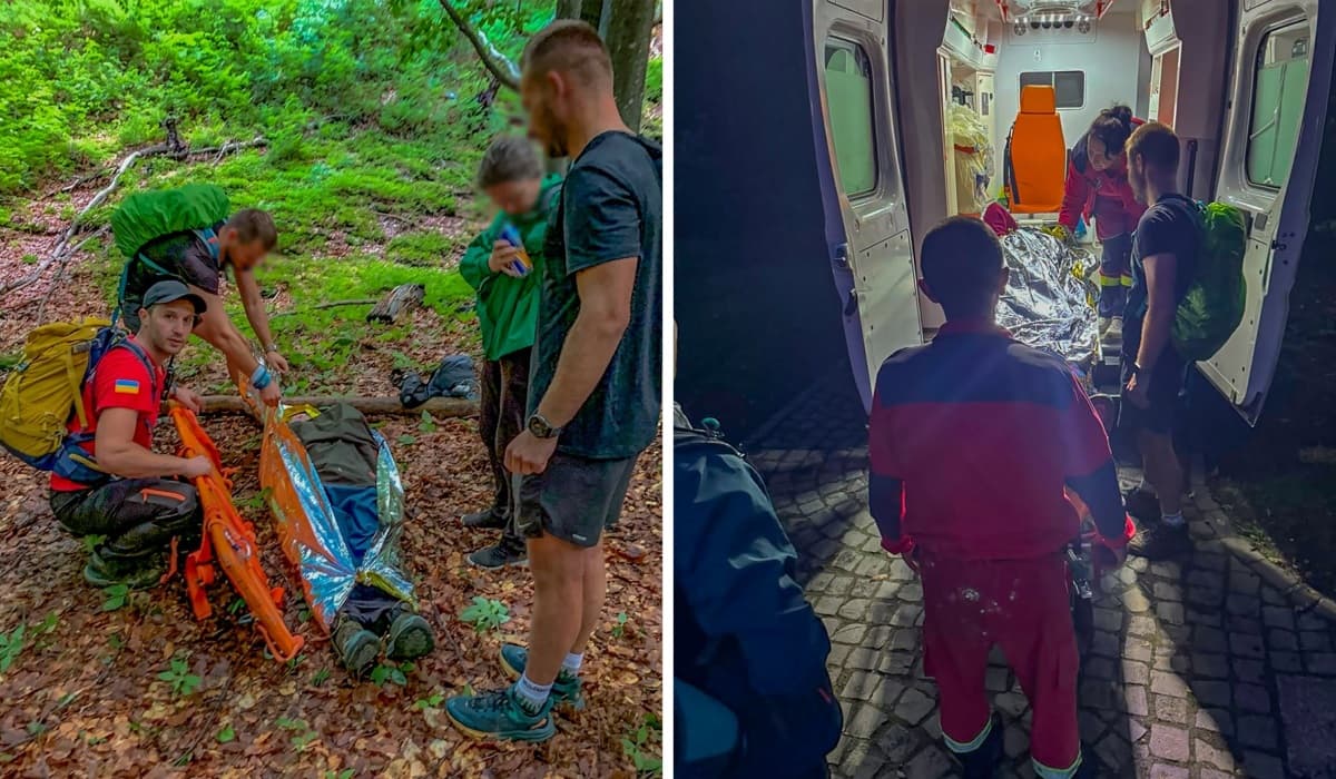 Súlyos zuhanás egy túrázó nőt ért Beregszásznál