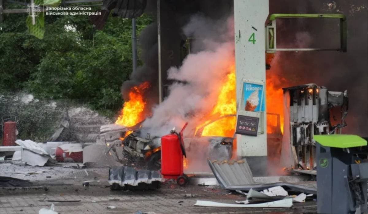 Halálos orosz támadás Zaporizzsjában: benzinkút vált célponttá