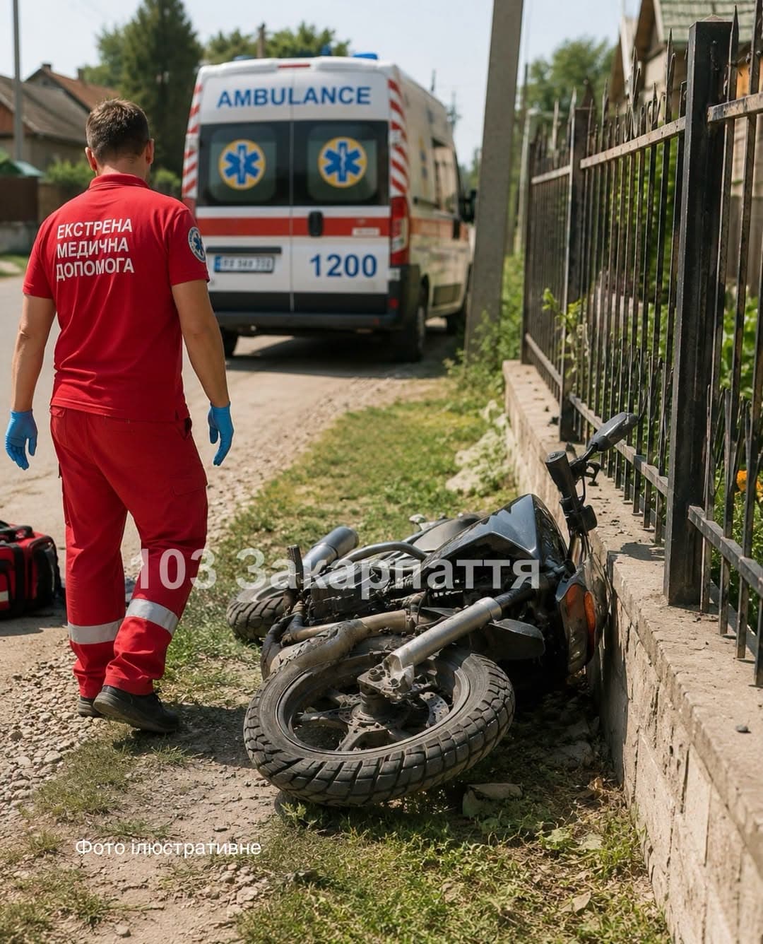 Súlyos motorbaleset Rahón: fiatal motoros kerítésnek ütközött