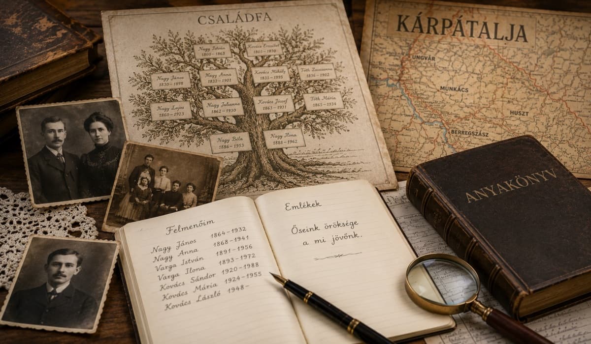 Családfakutatás Kárpátalján: Őseink nyomában az archívumok és adatbázisok segítségével